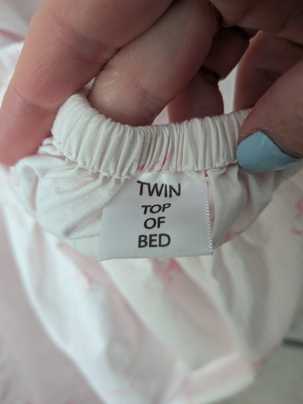 Laura Ashley Pink Ribbon Cotton Sheet Set - Twin - Picture 8 of 8